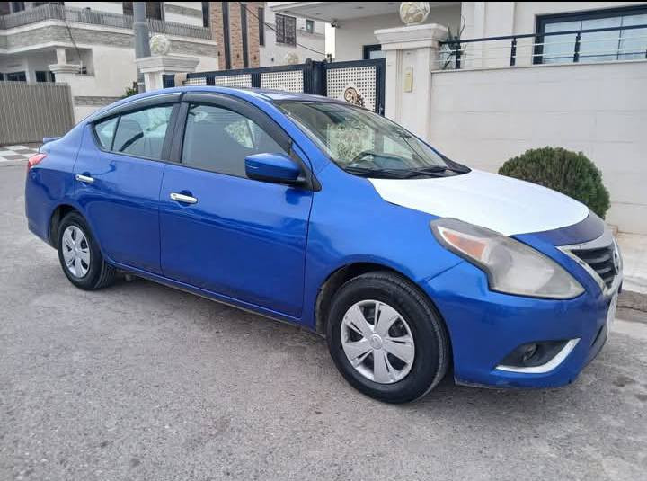 ‎نیسان ڤێرسا 2017 سێ پارچەی پێشی سبوخە  کەمێک ناوی گرتوە ***********‎ أربيل, العراق
