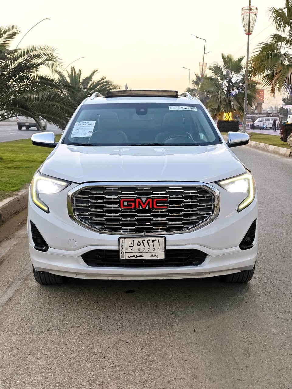 للبيع جمسي تيران موديل 18 دنالي فول للاخير السياره جديده كلش وجاهزه اي نقص مابيه كير محرك كفاله حادثه سرقه البجم بس بدون ضربه يعني مفصخ بجمه  وبالسونار طالع بيه بعد 3 قطع صبغ مواصفاته كامرات محيطيه  رادارات جلد بنوراما محرك 2000تيربو تدفئة كشنات تحكمات استيرن تبريد قطعتين منفصل تشغيل عن بعد جنطه كهرباء هزاز تنبيه بالكشنات كراسي كهربائية ماوس  تحكم وضعيات سايد بريك بصمه وبعد هواي مواصفات سعره 134 مكاني كربلاء للتواصل على الرقم *********** او ***********
