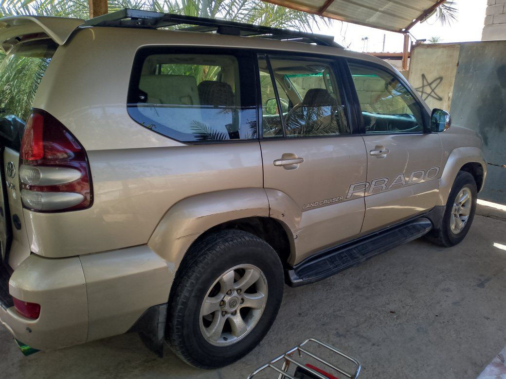 برادو موديل 2007خليجي مكينه 6سلندر كير عادي مكينه توه مجفته بدي بدون صبغ رقم بغداد بسمي عنوان بصره شط العرب رقم لمبايل ***********
