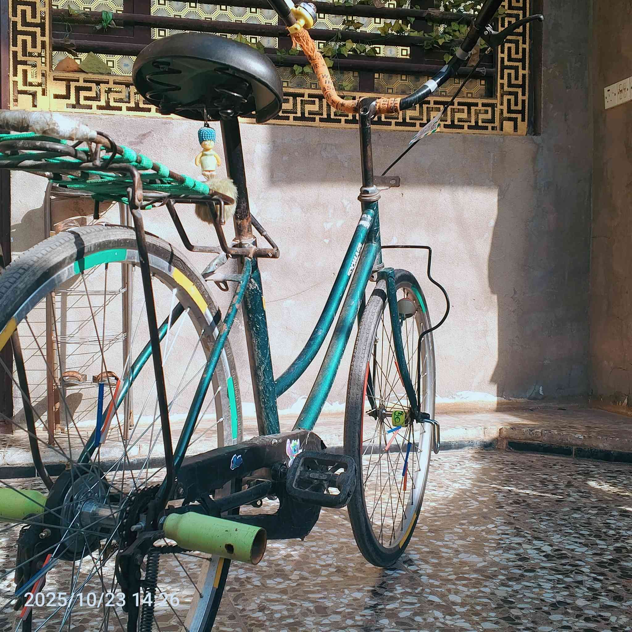 باسكل بناتي حجم 26شركه فلورماج
جاهز من كلشي بريك خلفي شغال تاير جدد سعر 75 مكان بغداد زعفرانيه


**إذا كنت صاحب هذا الإعلان وتريد حذفه لأي سبب، رجاءا أرسل رسالة إلى الدعم الفني**