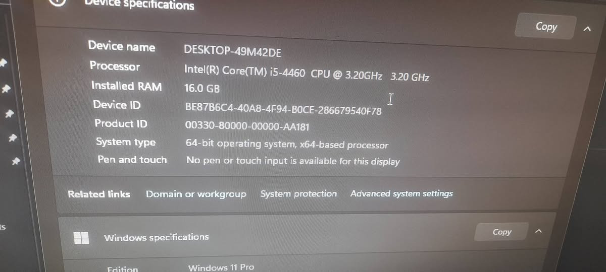السلام عليكم
تجميعه للبيع 
كارت شاشه GTX 1080 
هارد HHD 1T
هارد HHD 500
كيس لون ابيض جديد 
باقي المواصفات موجوده بالصوره 
السعر 450 الف وبيها مجال 
***********
