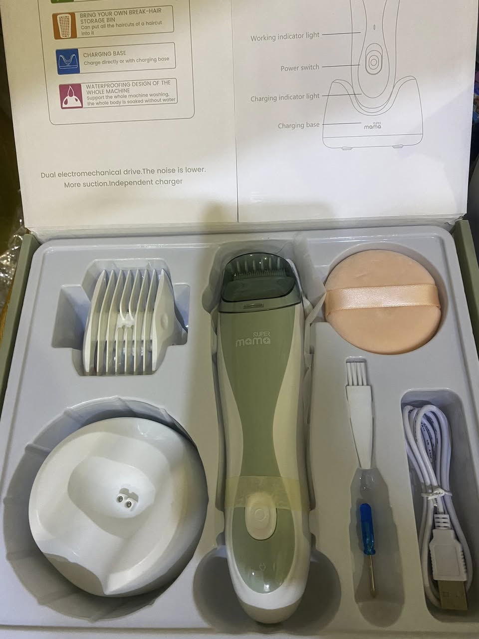 مكينة حلاقه شحن تستخدم للاطفال والرجال


**إذا كنت صاحب هذا الإعلان وتريد حذفه لأي سبب، رجاءا أرسل رسالة إلى الدعم الفني**