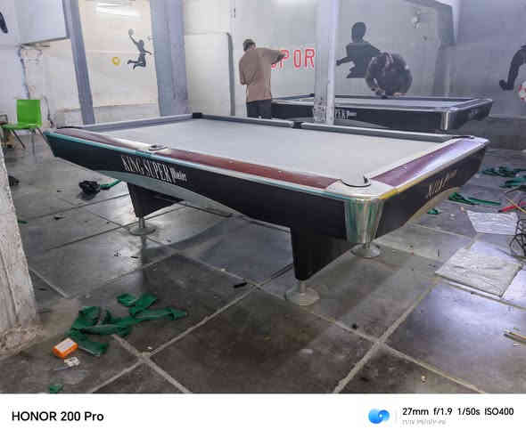 تم انجاز عمل اليوم باجود المواد ولضمان تبديل وتعديل رون   عنوان بغداد  ***********  ويوجد جميع طاولات البليارد المستخدم وجديد وجميع مستلزمات البليارد
