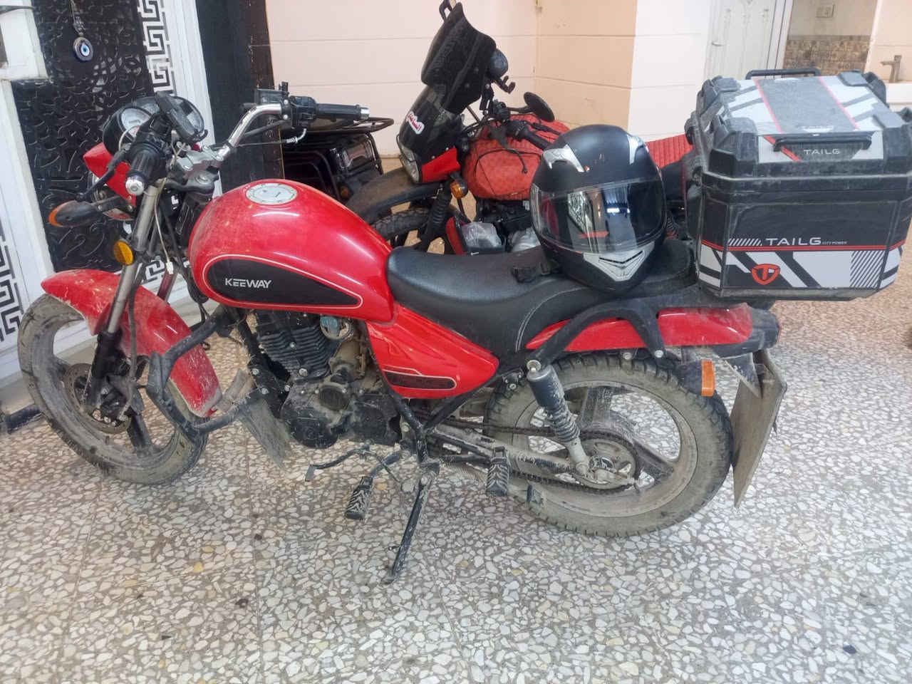 سلام عليكم دراجات كيوي موديل 25  مرقم ربيل تحويل ثاني يوم المكان مدينه الصدر قطاع 8)***********
