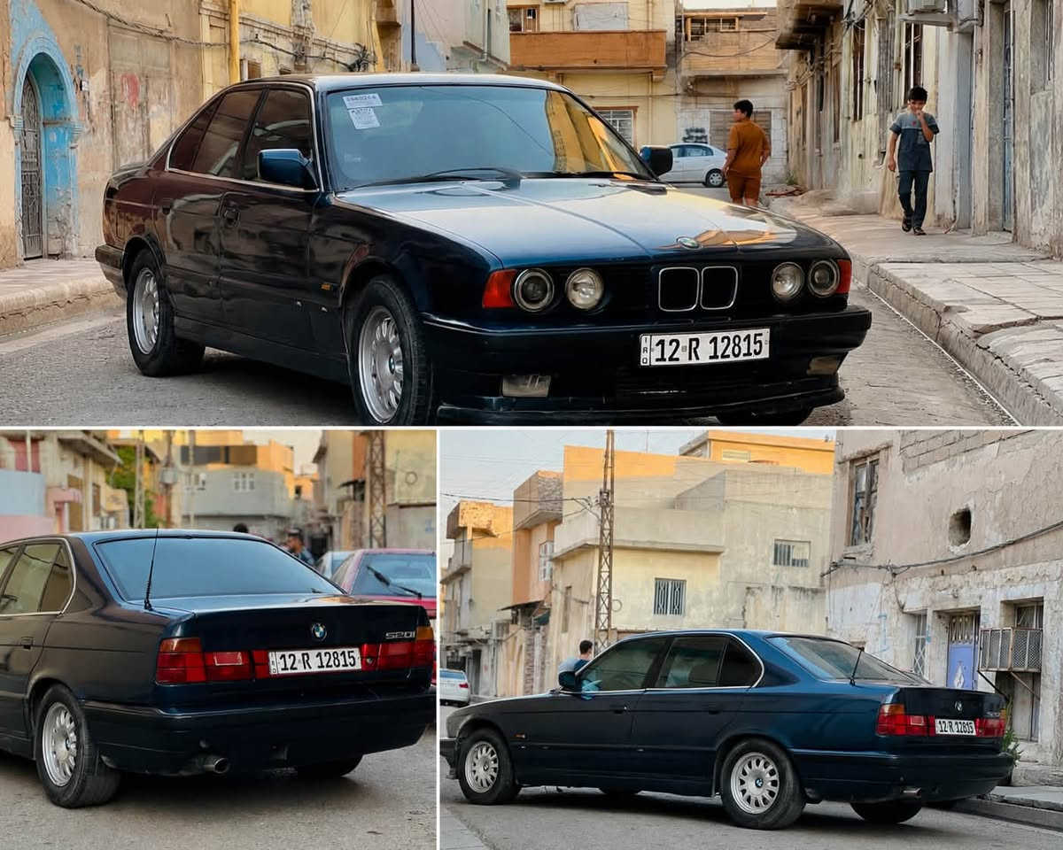 ‏BMW 520  كير عادي 
1992 اصل وفصل
تبريد ثلج
كابون  بانزين 
كبس 
كشنات جلد
سنويه جديده 
كير عادي 
جوم كهرب
تدفئه شغاله
تايرات جدد 4 
طخم + دسكات جدد
كير شرط 
محرك شرط 
كهربائيات كله شرط شغال 
زنون عالي يسوي ليل نهار 
غرفه جلد  
شرط وكاله وتحويل 
السعر 48 ورقه وبيها مجال 
موصل حي الوحده
***********
