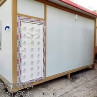 عمل مطبخ خارجي قياس 2×4 من الساندويج بنل الارضية حديد وخشب سعر المتر ك...