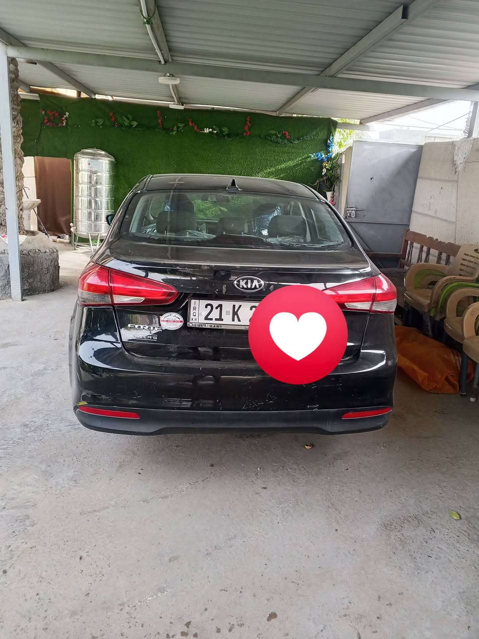 سلام عليكم سياره فورتي موديل 2017 أمريكي  بيهه بنيد رش او جاملق عنوان ناحيه الرشيد السعر 112بيه مجال بسيط *********** بسمي
