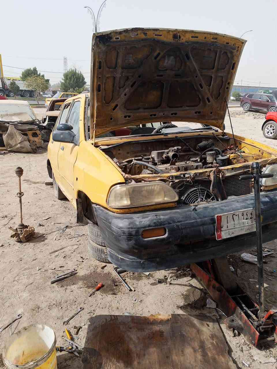 محلات حيدر تفصيخ سياره سايبا مكينه وكير جدد العنوان الحلة الحي الصناعي مقابل محطة وقود العرفان رقم الهاتف ***********
