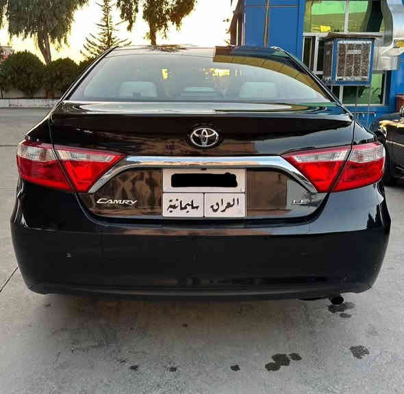 تۆیۆتا کامری 2017 Le ڕەشی قەتران
مواصەفات ئەمەریکی 
95 میل ڕۆشتوە 
سەیارەکە زۆرپاکە ناو زەردە 
تەنهایەک چەمەلەغی لای سەکن بۆیاخە 
بێ ناو گرنتن 
لەگەڵ سێ چوار شوێن سارد 
ئێرباگ هەموی بەشەرت 
پێشودوای کەپسە ماڵی دۆستە

سعر: لە کۆمێنت داوای بکە ڕاستەوخۆ بۆت دێت 🤖 

گێر و مەکینەی بەشەرت 
هیچ کێشەیەکی تێدا نییە 

ژمارەی مۆبایل 
***********
