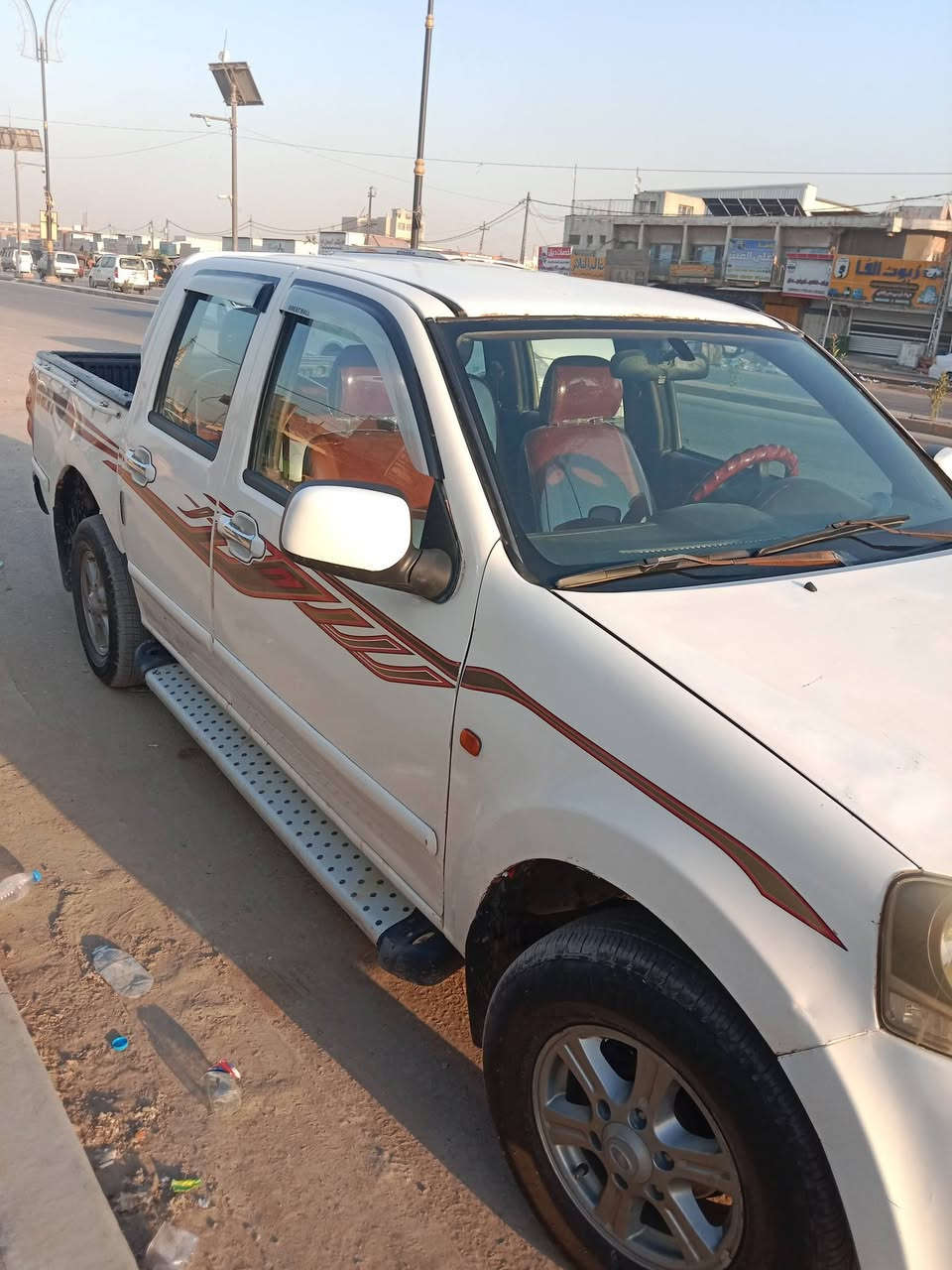 بيكب كريت ويل رقم قادسيه موديل ٢٠١٢ مكفوله من الضربه محدثه ٢٠ كير ومحرك وتبريد وحداديه مكفولات تخم تايرات موجوده بالحله حي نادر الاتصال ***********
