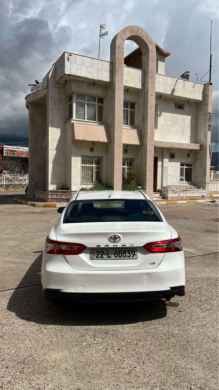 Toyota Camry 2019
تويوتا كامري ٢٠١٩
مواصفات LE

ماشية 140,000ميل
مكينة ٤سلندر حجم ٢.٥لتر

ضرر السيارة جملوغ شبر بوند صبوغ
 بدون دواخل و ايرباك
مكفولة من كير و محرك وكهربائيات

ب  سعر (168$) ورقة و بيها مجال للطيبين

مكان السيارة
 عقره
*********** اكر, نينوى
