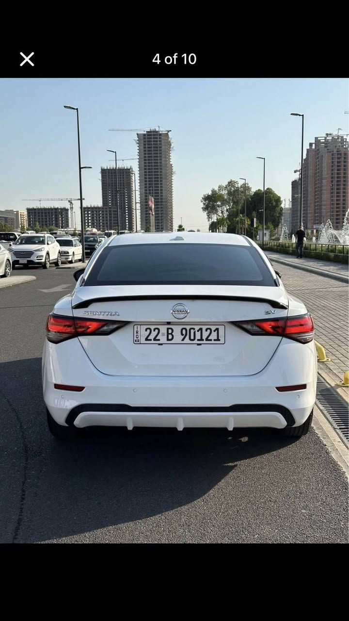 نیسان سینترا ئە مریکی 2022 SV  سپی بەفری  فول فول جوانکاری کراوە 4 پارچە ی بویاغە بێ داخیلی 78کم روشتوە شوین سوران نرخ 138 مجال ژ.م *********** أربيل, العراق
