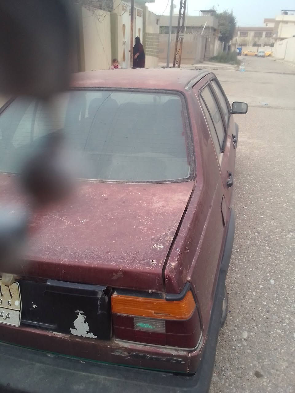 السلام عليكم جيته موديل 92 لون ماروني رقم كركوك ألماني السيارة متروكة المكان كركوك شرط التحويل سعر12للتواصل ***********
