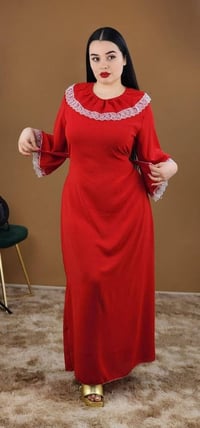 دشداشة ايروبين • مقاسات L XL XXL • حزام تخصير
