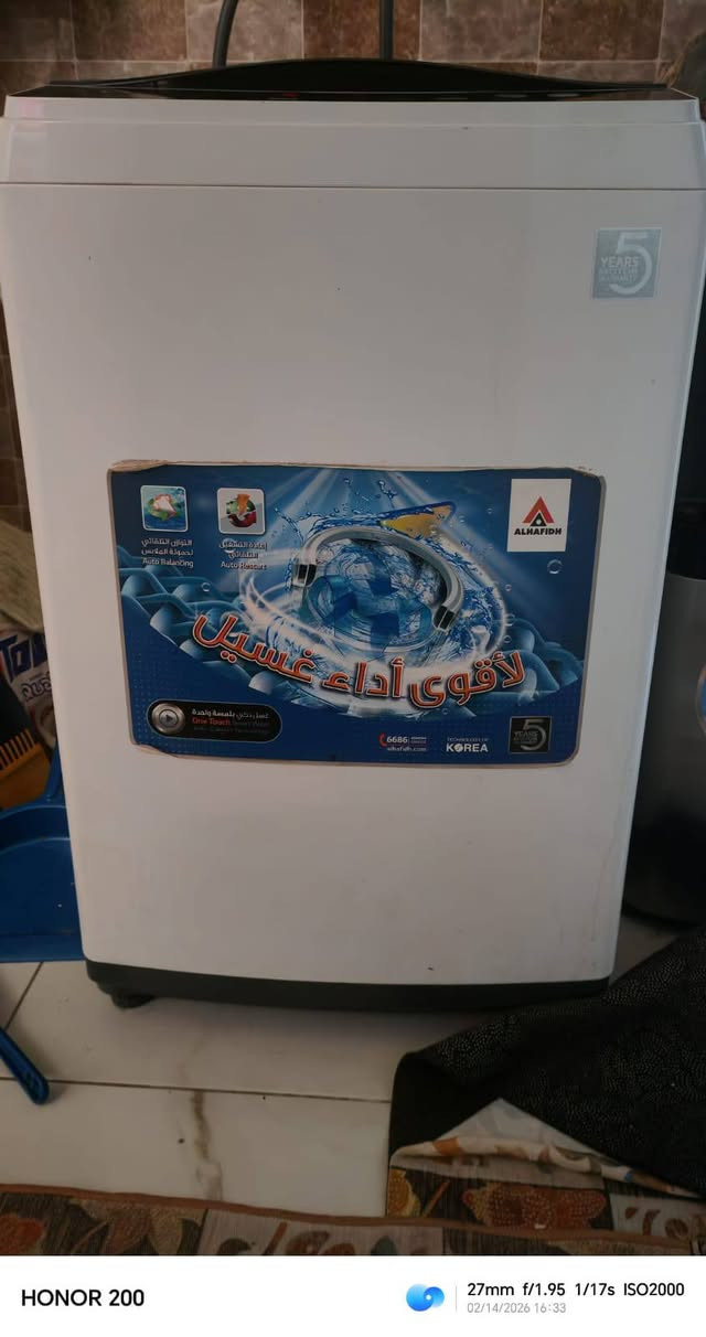 غسالة الحافظ 11 كغم أوتوماتيك (تعبئة علوية)
حالة ممتازة جداً ✔
عمرها 3 سنوات فقط
بدون أي عطل أو تصليح نهائياً
شغلها نظيف وهادئ 💧
تغسل وتعصر بكفاءة عالية
السبب: تبديل لغسالة أكبر
السعر: 280 ألف.
للراغبين التواصل على الرقم: ***********
