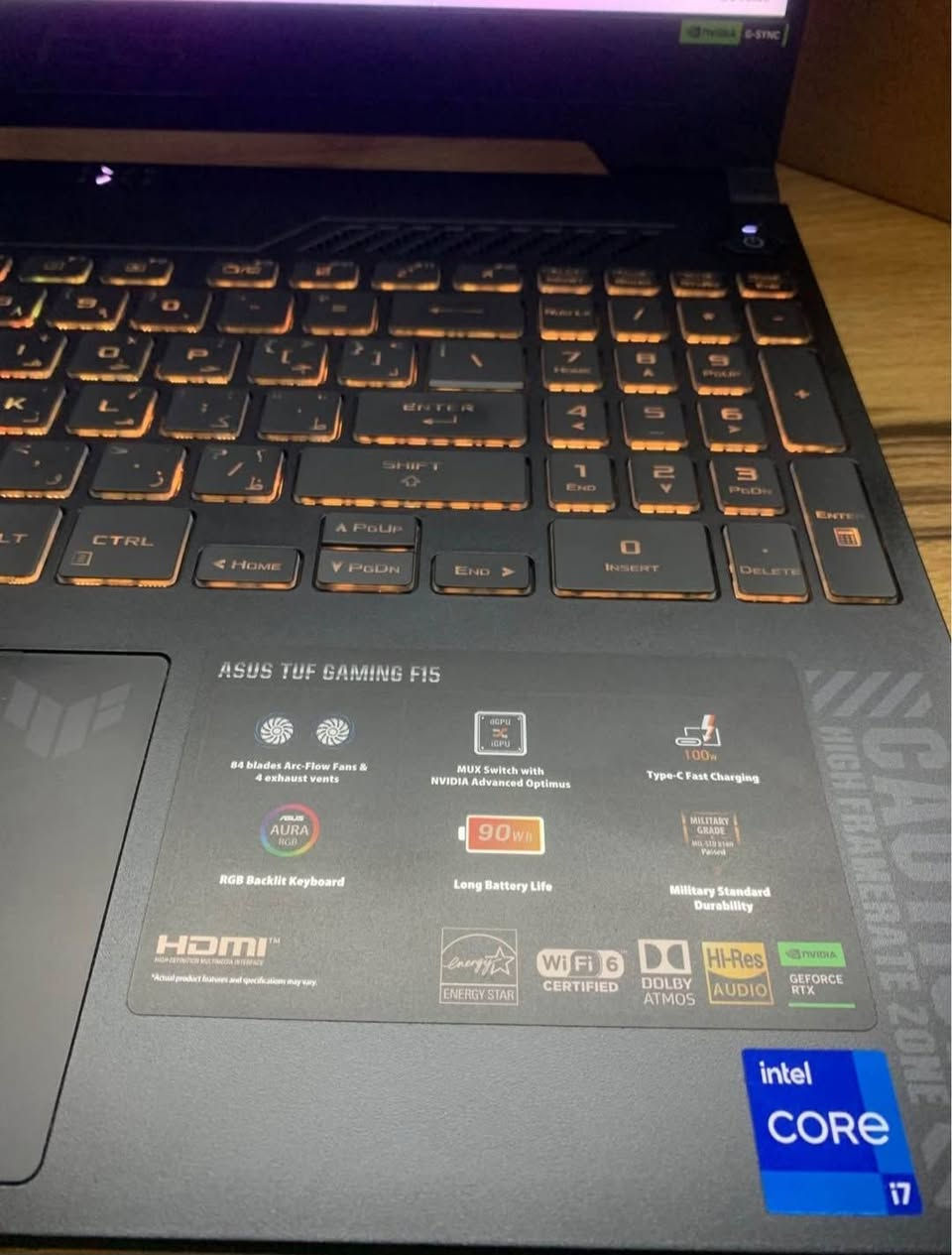 اسوس f 15
كوراي 7 جيل 13
رام 24  ddr4
هارد m.2 512
Ssd.1000
Rtx 4050
سعر نهاية ٧٥٠
***********
فقط متواجد واتس اب
