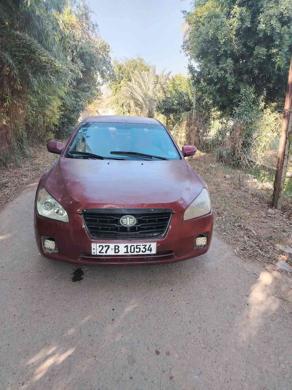 فاو 2013 B50
#بيع مستعجل جدا
رقم انكليزي بأسمي
تحويل مباشر
كهربائيات كلها شغاله
تبريد ثلج
تدفئه
حساسات خلفيه
حادثها جامرلغ مبدل
والبنيد مصلح
بدون دواخل
بيها صبغ حزام  تقريبا

مكينه بيها بخار تصرف دهن

صدر خلفي تعبان

السعر ٢٥ قفل ولمو مستعجل عندي بناء ما ابيع هيج سعر  المو شراي لا نطي سعر بكيفه حزاكم الله خير 
مكان بغداد
***********
