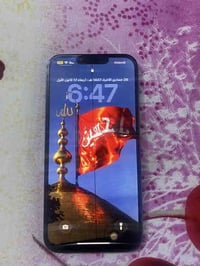 عندي آيفون 13 برو ماكس نظافة 85 ‎%‎ ذاكرة 256 لون المرغوب سمائي بطارية...