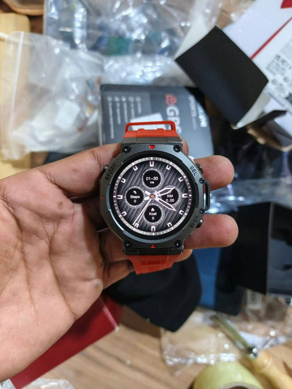ساعة ذكية Domiwear DM58 GPS Sports Reloj، وتأتي بالمواصفات والميزات الرئيسية التالية:
شاشة AMOLED دائرية بحجم 1.43 بوصة.

مقاومة للماء حتى عمق 50 مترًا.

بطارية بسعة 500 مللي أمبير.

تتميز بنظام تحديد المواقع (GPS).

تتضمن ميزات مراقبة الصحة مثل معدل ضربات القلب والنوم.

50الف على اول تم واصل قفل


**إذا كنت صاحب هذا الإعلان وتريد حذفه لأي سبب، رجاءا أرسل رسالة إلى الدعم الفني**