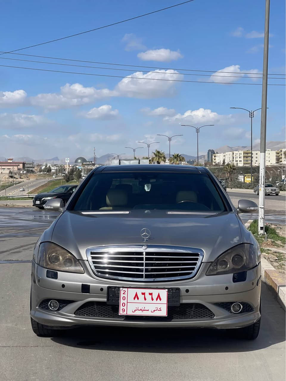مارسیدس s class  v8مووس مووس فوول فوول مواسەفات دوبەیە کارەبای و گێر و مەکینە مەزبووت سعری ٦٢ گەلا کەمێ مەجال گۆرینەوەش ژمارەی موبایل *********** فایبەری لەسەرە السليمانية, العراق
