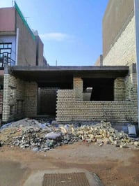 #هيكل للبيع طابو ملك صرف سكني  المساحة 100متر  الوجهية 7.5 + النزال 13...