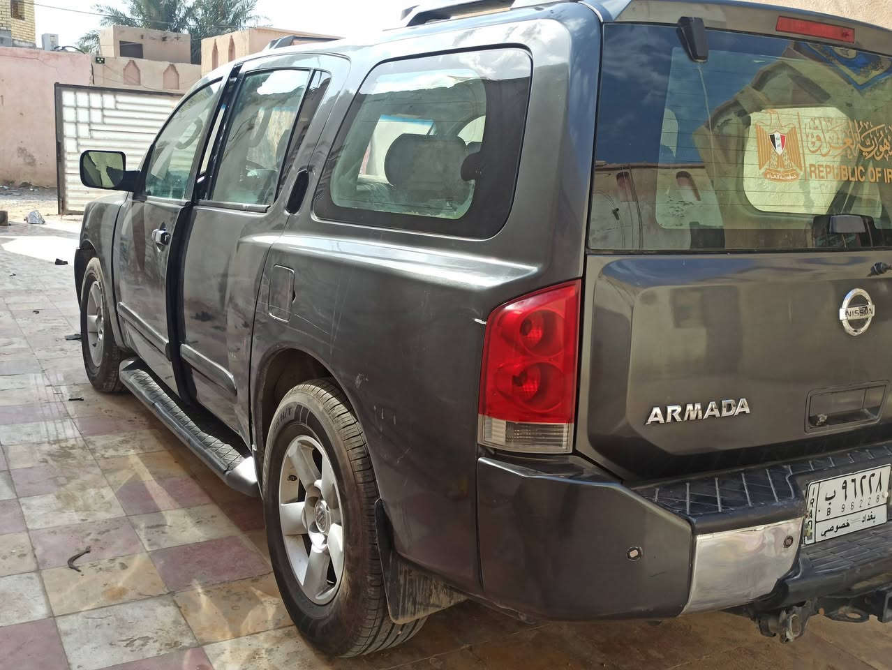 السلام عليكم
سيارة نيسان ارمادا  2007  رقم بغداد مشروع وطني  گير ومكينه خير جدد حداديه تخم تاير كهربائيات كله جديد وشرط مكفوله من الضربه صبغ حزام اثر جراد .. سيارة حلوه  مكانه الناصريه سيد دخيل ألسعر 80وبيها مجال 

..‏‪0775 042 8083‬‏
