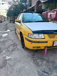 سمند ٢٠٠٩لون ليموني سيارة للبيع تخم تاير جديد مكينه كير تبريد فرنسي وم...