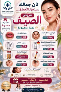 ✨ لأنكِ تستحقين الأفضل... جاء وقت الاهتمام بجمالك! ✨ 🌸 عروض الصيف في ع...