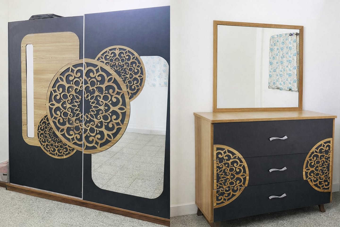 غرفة نوم كنتور وصومايه وميز مرايه للبيع مستعجل


**إذا كنت صاحب هذا الإعلان وتريد حذفه لأي سبب، رجاءا أرسل رسالة إلى الدعم الفني**