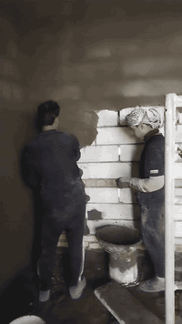 خلفه بناء ولبخ جص بورك سمنت وتطبيك فرشي *********** ابو حسين
