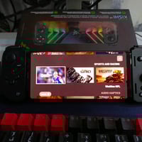 يد تحكم للموبايل من razer  kishi v2  تايب سي نظيفة و شغالة كل شي مابيه...