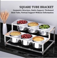 رف توابل • ستانلس ستيل • ٣ طوابق