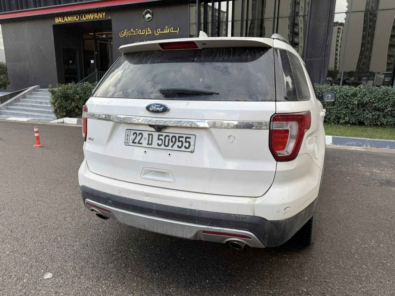 فورد اكسبلور ٢٠١٧
فول مو اصفات عدا سلايد تك اكسل XLT 

6 سلندر 3500 
محرك مامفتوح 
صدر جديد 
سنويه جديده 
هزه جديده 
تخم تاير جديد 
رقم أربيل 
بصمه 
كشن جلد 
شاشه كبيره
داخل بيجي  
تحكم ستيرن جهتين
شفتات سرعه 
٧راكب 
كشنات هيتر
ستيرن هيتر
٣قطع تبريد 
شاشة اعطال
مري كهربائيه
رادار مري  
حساسات إماميه وخلفيه
صندوق شفط كهربائي 
ويل كب حجم ١٨ 
ماشيه 104ألف
مكان السياره سليمانيه 
استفسار رقم 
***********

***********
