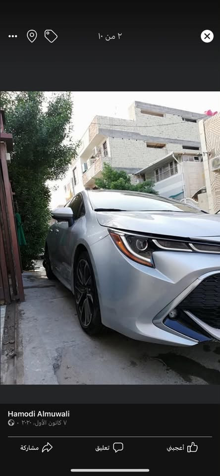 للبيع كورلا هانج باك 2019 لون سلفر xse
🔹 الموديل: 2019
🔹 اللون: سلفر
🔹 المحرك: 2000 CC
🔹 العداد: 58,500 كم
🔹 وارد أمريكي 🇺🇸

ملاحظات السيارة:✔️ ضربة جنطة خلفية وتم تبديلها بنفس اللون.✔️ حادث بالعراق في الجام الأمامي جهة السائق.✔️ ضربة بباب السائق بمقدار شبر تقريباً.✔️ جميع التفاصيل موضحة بالصور بكل شفافية سيارة مرقم بغداد 
سعر سيارة 125$

📍 الموقع: بغداد – الأعظمية

📞 رقم الهاتف: ***********
