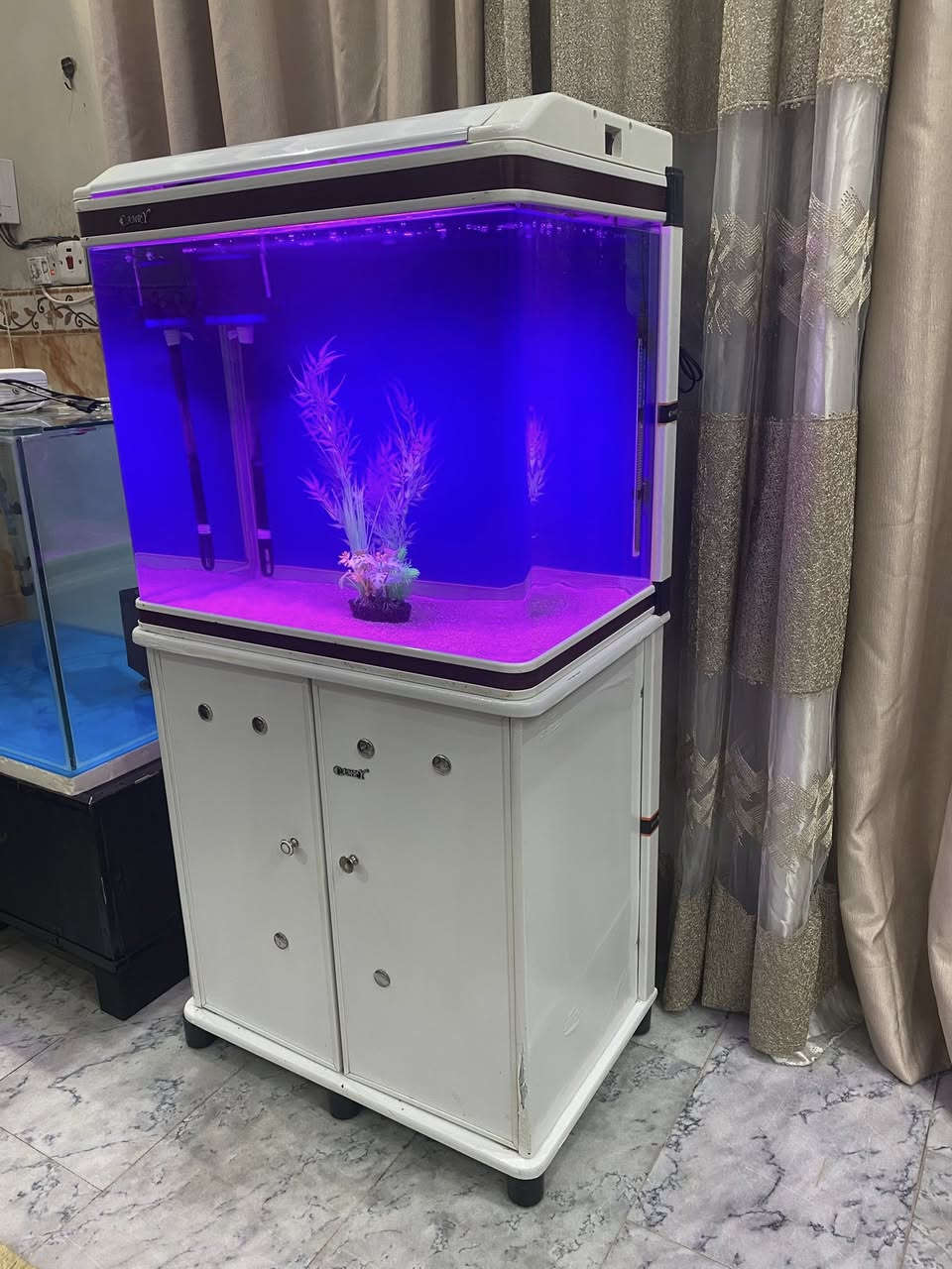 سلام عليكم شباب 
حوض كامري ابيض فول نظافة جاهز من كلشي 
اناره
فلتر 
هيتر
جهاز اوكسجين
رمل وشجره ضوئية
علبه اكل 
للبيع مكان السيديه تفاصيل اكثر خاص او الاتصال ***********
