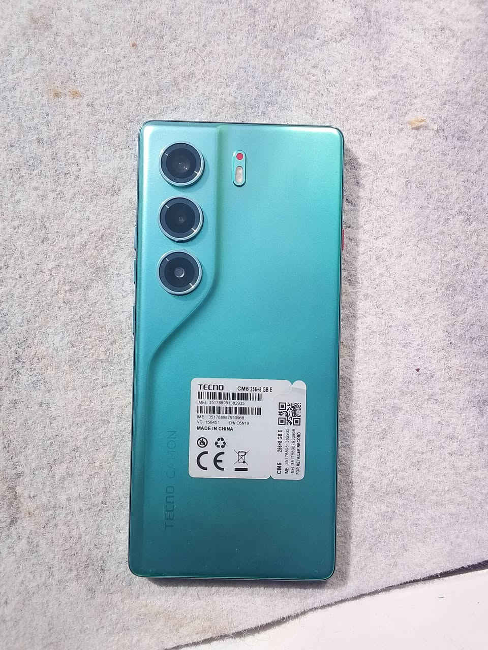 السلام عليكم
TECNO CAMON 40
جهاز نضيف استخدام قليل 
كامل ملحقاته سعر. 200قفل 
ع بغداد الشعب


**إذا كنت صاحب هذا الإعلان وتريد حذفه لأي سبب، رجاءا أرسل رسالة إلى الدعم الفني**