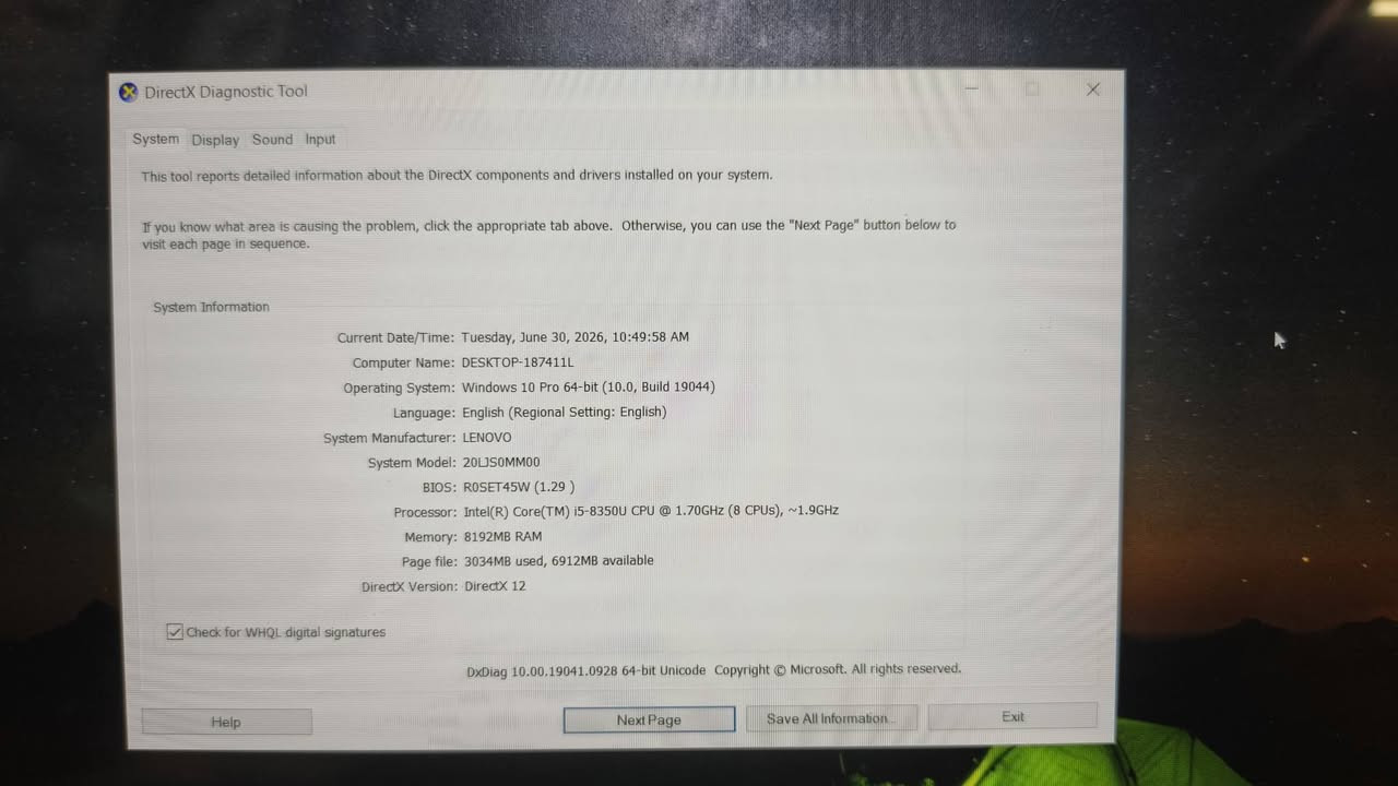لابتوب lenovo  اصدار think pad  x380 yoga
المعالج (Processor): Intel Core i5-8350U بسرعة 1.70 جيجاهرتز (بتقنية الجيل الثامن كما هو موضح في صورة "87382.jpg").
​الذاكرة العشوائية (RAM): 8192 ميجابايت (8 جيجابايت).

​كرت الشاشة (Graphics): Intel UHD Graphics 620.

​نظام التشغيل (OS): Windows 10 Pro (نسخة 64-بت).

​نوع الجهاز: لابتوب متحول (Yoga) بشاشة تدعم اللمس والطي 

يتوفر مع الجهاز قلم لمس 

ملحقات : حقيبة وماوس وشاحنة 

السعر :  350 ألف دينار


**إذا كنت صاحب هذا الإعلان وتريد حذفه لأي سبب، رجاءا أرسل رسالة إلى الدعم الفني**