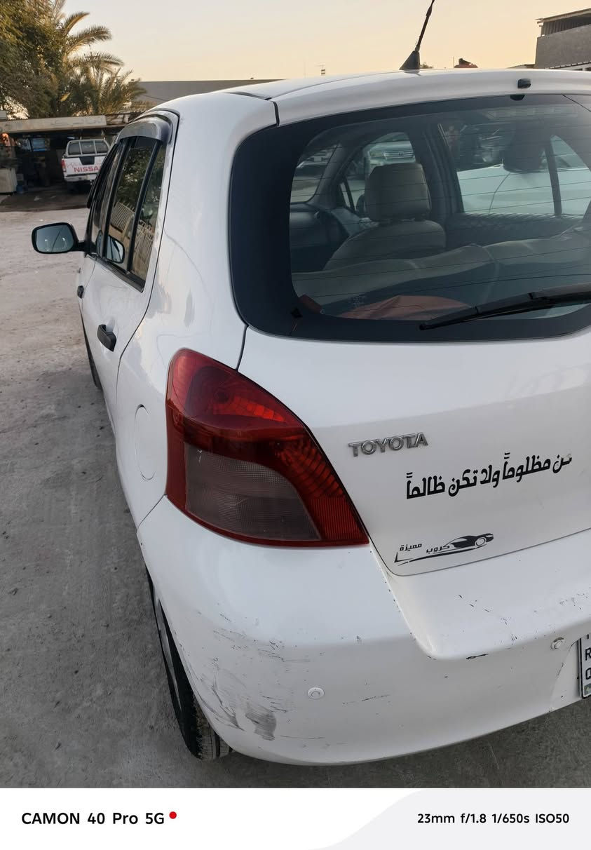 تويوتا يارس مديل ٢٠٠٦رقمه نجف انكليزي مكفول مكينه كير سعرها 70 بيه مجاله مكانه النجف ***********
