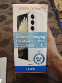 تكنو سبارك40برو بلص اخو جديد غراضه كامله ذاكره256 شاشه144هرتز شاشه منح...