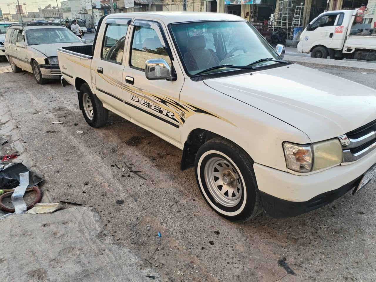 السلام عليكم
بيكم دير 2006 رقم بابل سنويه مجدده لغايه 2027 مكفوله من الضربه والتبديل كير محرك شاصي مكفول كهربائيات كلها شغاله السعر 39 الشراي يتصل مكانها الديوانية ***********
