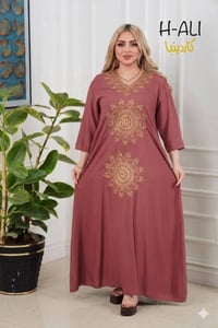 دشداشه نسائي • كشمير • مقاسات 2x-5x