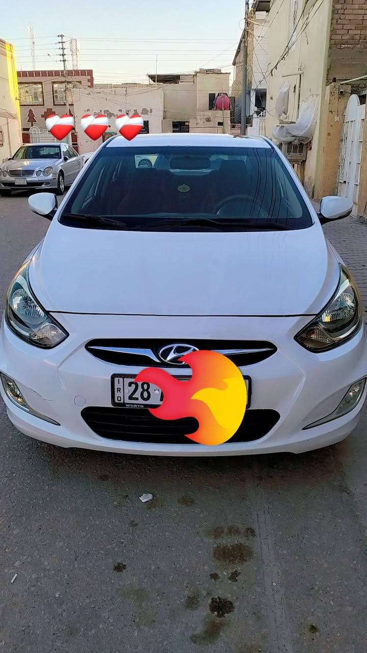 اكسنت موديل 2015 مكفوله من الصبغ بأسمي رقم انكليزي ***********
