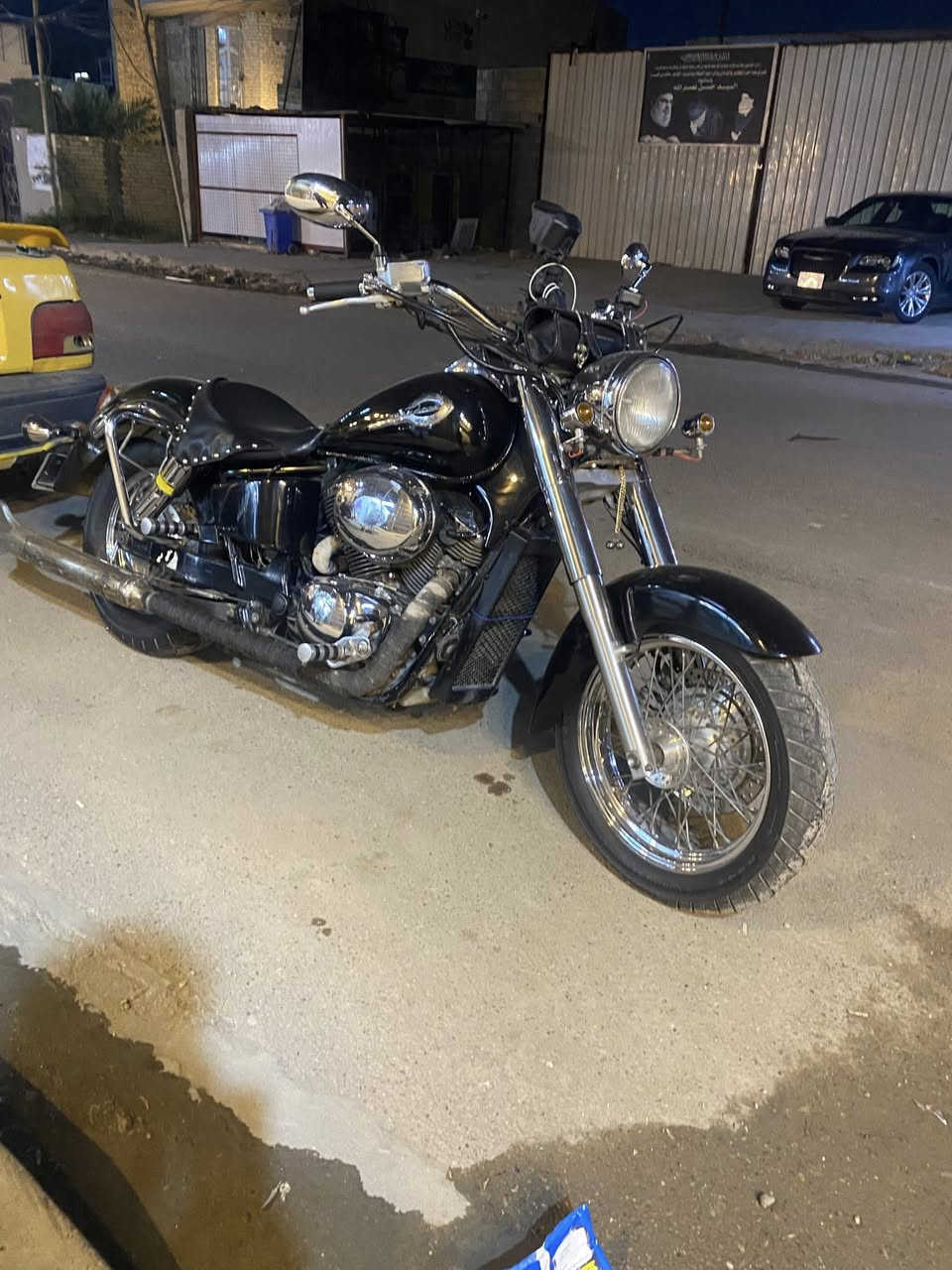 للبيع. شادو كلاسك 400 سي سي نضافه خير من الله مكينه نضيفه رقم. نكليزي ديالى سنويه عضم عاج لوحتين مو وحده الكشن الخلفي والسيبايه والتجوه موجودات. صالنصه كاتم مو يمنه. ويسره جنطه. جلد صفح موجوده كهربائيات كلهه. شغاله وعلى وضع لبلاد دراجه مملعوب بيهه ابد بس كابريته تخربط وديته يم ابو رضا الكرادي وبعده يمهه  ترايك وين متريد تحول ثاني يوم سعر ٢٥


**إذا كنت صاحب هذا الإعلان وتريد حذفه لأي سبب، رجاءا أرسل رسالة إلى الدعم الفني**