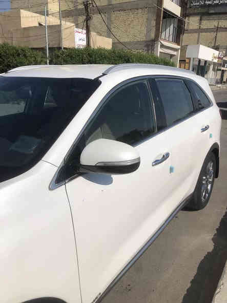 كيا سورنتو خليجي 
رقم بغداد 
موديل ٢٠١٦
لون ابيض
٦ سلندر
 ٧ راكب 
فول عدا بانوراما 
الجنطة الخلفية كهرباء 
مري شفط 
نظام ترحيب عند الاقتراب 
هند بريك بصمة 
اوتو هولد توقف ذاتي 
فووووور ويل 4:4
مانع انزلاق وانحدار 
زراك لايت بلدعامية 
بردات خلفية اصلية 
كشنات ٢ كهرباء 
كشنات تدفئة وتبريد 
نظام ايكو 
حساس امامي وخلفي 
مري شفط مع القفل 
تحكم استيرن
بردات خلفية 
تبريد ٣ قطع 
اضواء ترحيب بليدات 
علامة سورنتو بلدوسة 
لد امامي وخلفي 
اشاير بلمري 
يدات نيكل اصلي 
ويل اكروم ١٩
ماشية 85 الف كيلو 
السعر  217
رقم  الهاتف / ***********
