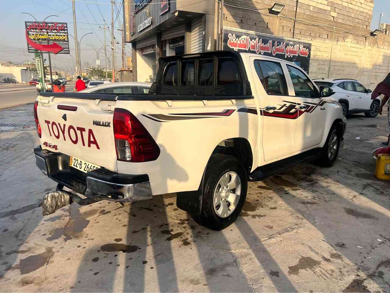 السلام عليكم بيكب هايلكس فورويل عشرين ثنين وسبعميه كاز رقم اربيل عدي وكاله بيها السيارة جاهزة ومرتبه وبيها فقط الجاملغ الخلفي الايسر مضروب وباقي ع وضعه وموضح بالصور معروضه ب 260 وبيها مجال غير متواجد ع الانترنت فقط شريحه واذا ما عندك رصيد رمش وانا بخدمتك رقم الهاتف *********** البصرة, العراق
