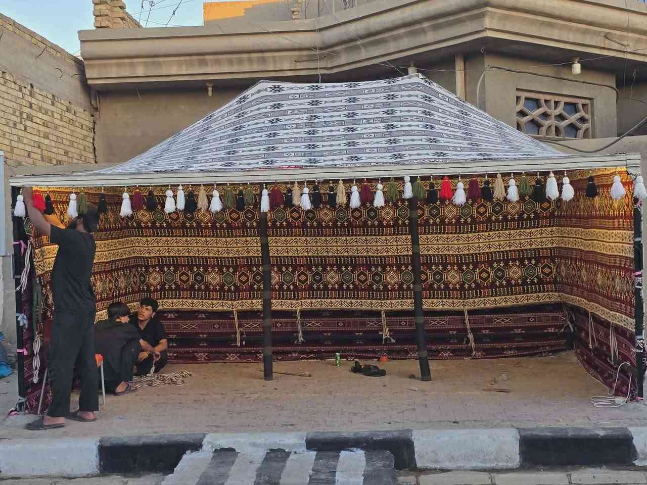 خدام الإمام الحسين عليه السلام يتوفرلدينا خيم سدوسوري وباكستاني لجميع القياسات النوع الثقيل يوجد توصيل كافة المحافظات للاستفسارالاتصال على الرقم ***********

