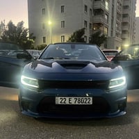 دوج جارجر موديل ٢٠٢١ لون ازرق بحري RT هيمي  سوبر تراك 5.700 السيارة بد...