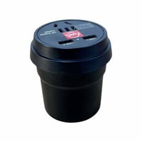محول ذكي متعدد الوظائف المميزات 2 منفذ USB (USB1 وUSB2) لشحن سريع وآمن...