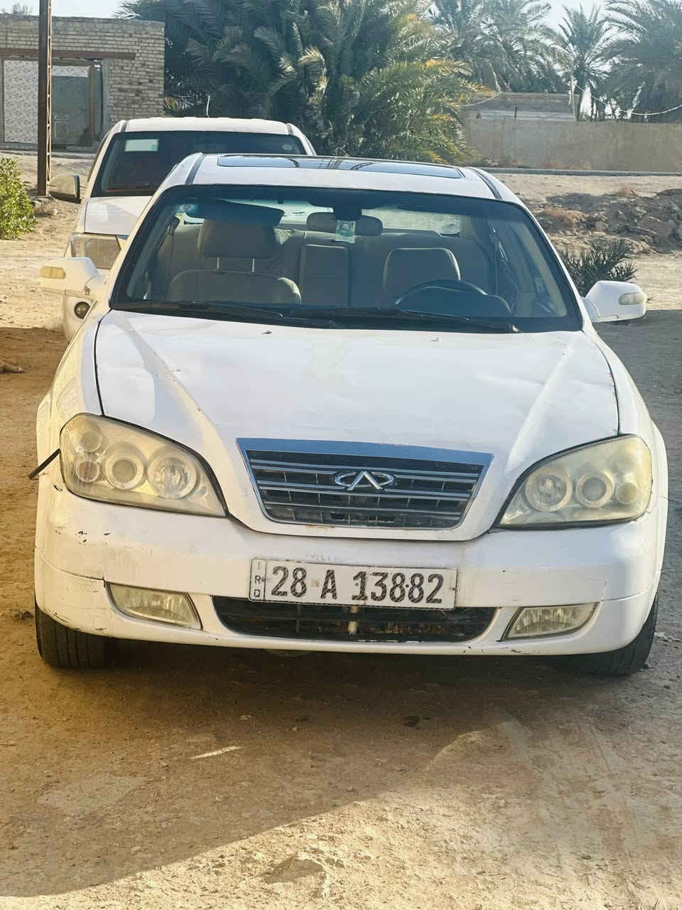 سلام عليكم البيع. شيري  موديل 2012سياره مكفوله بس بنيد بيه 
وخياس ابد مابيه سياره نضيفه حيل  رقم نجف دولي بسمي 
سنويه 2031 مكينه 2400 السعر 32وبيه مجال
مكاني سماوه. الهلال  ***********
