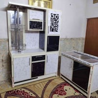 كاونتر ٣ قطع • تفصيل ألمنيوم • شعب اكو